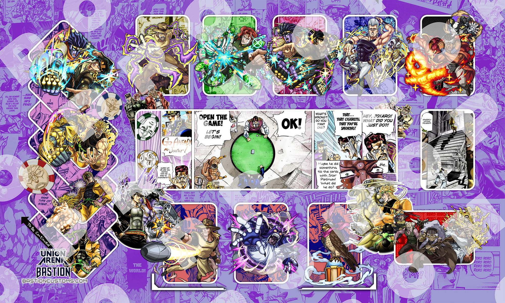 FIRST-WEEK SALE - JJBA Part 3 - Union Arena Playmat