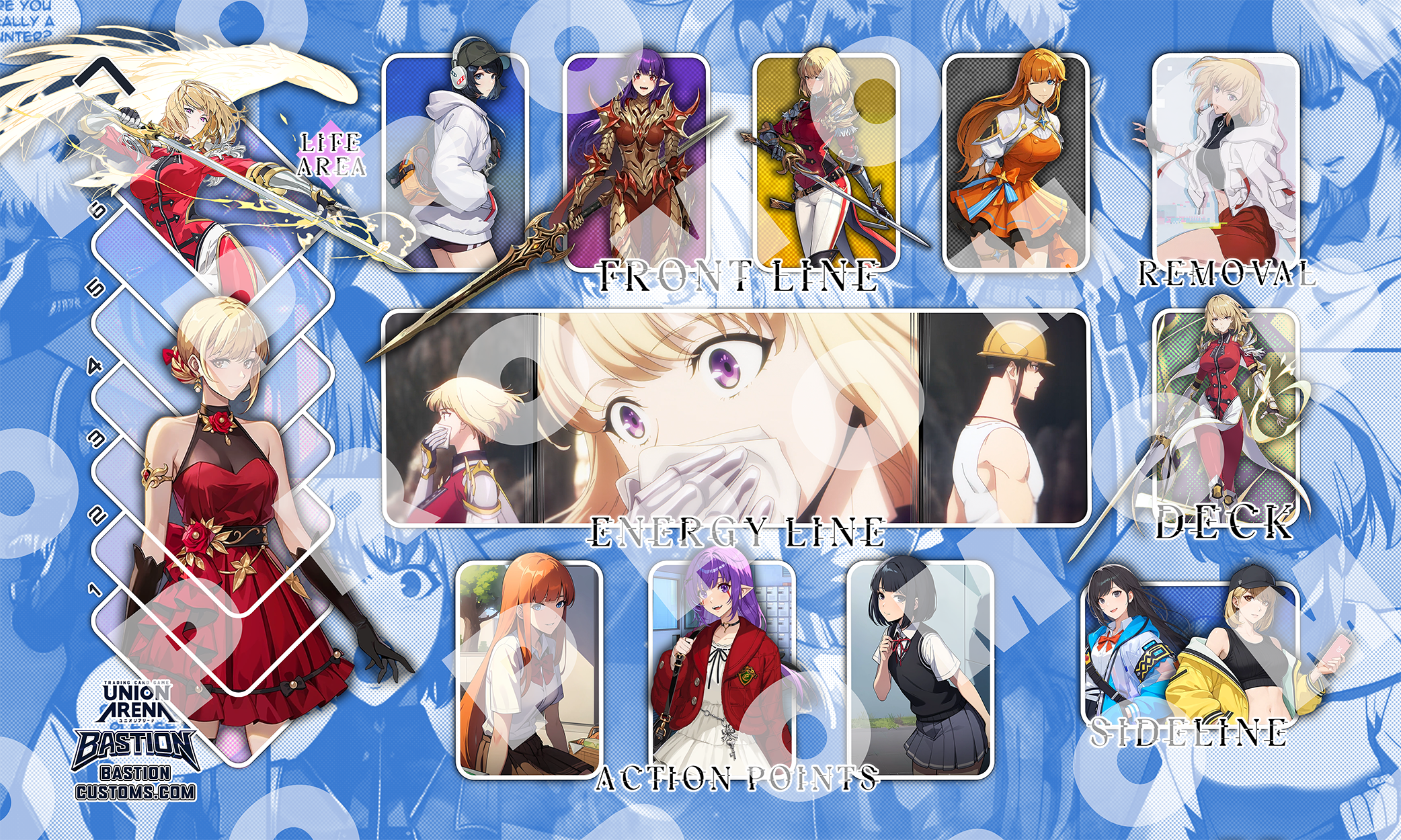 Ladies of Leveling - Solo Leveling - Union Arena Playmat