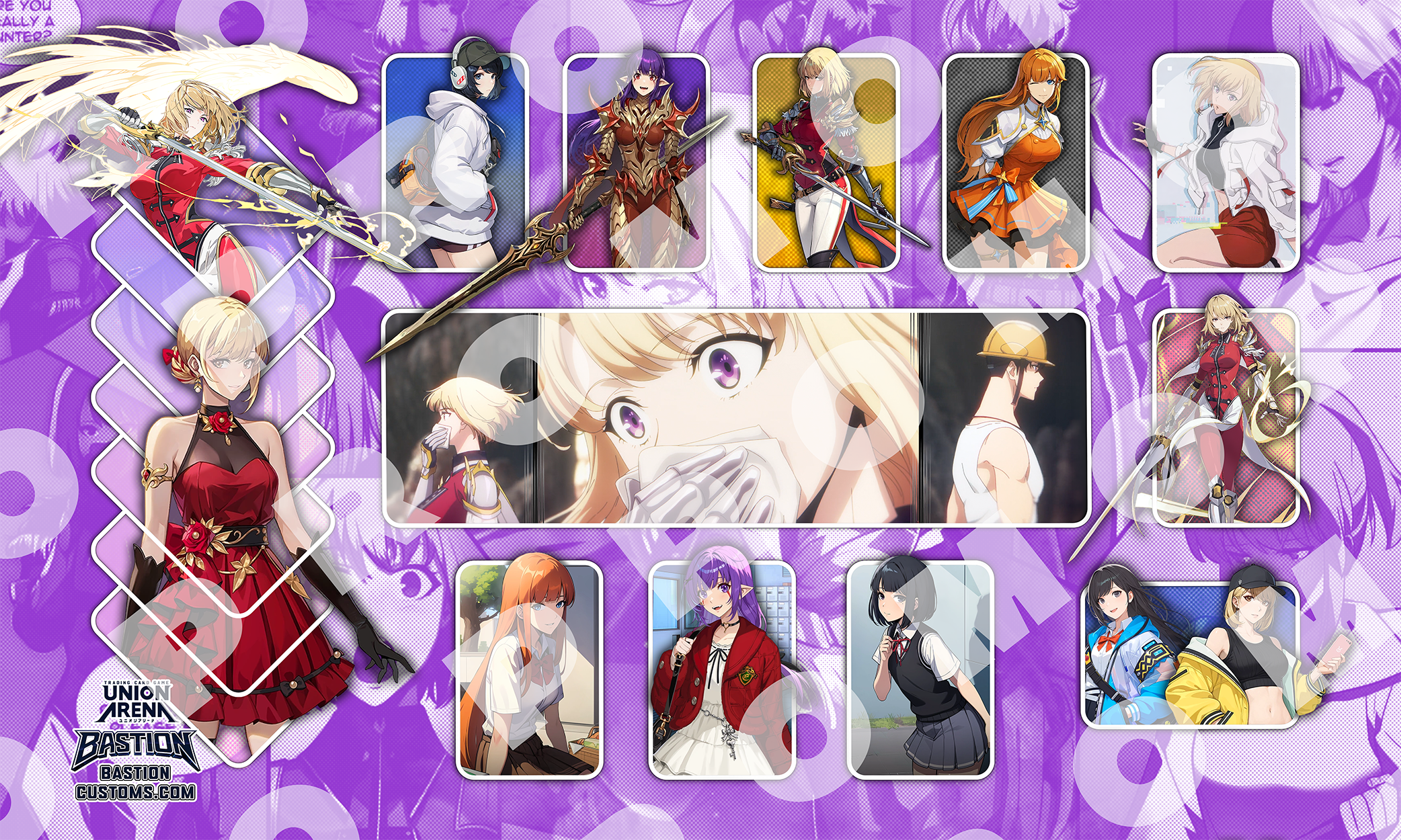 Ladies of Leveling - Solo Leveling - Union Arena Playmat