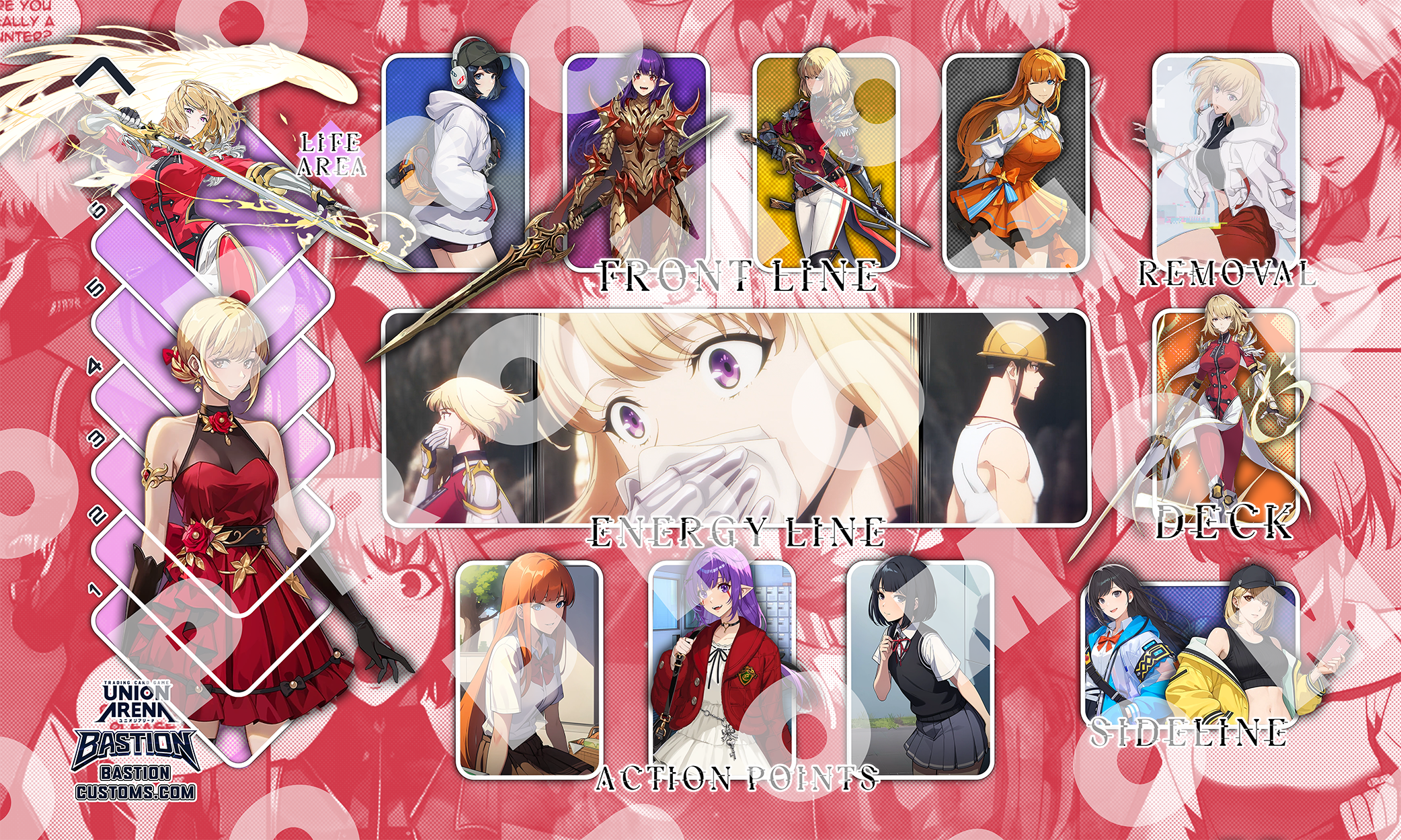 Ladies of Leveling - Solo Leveling - Union Arena Playmat