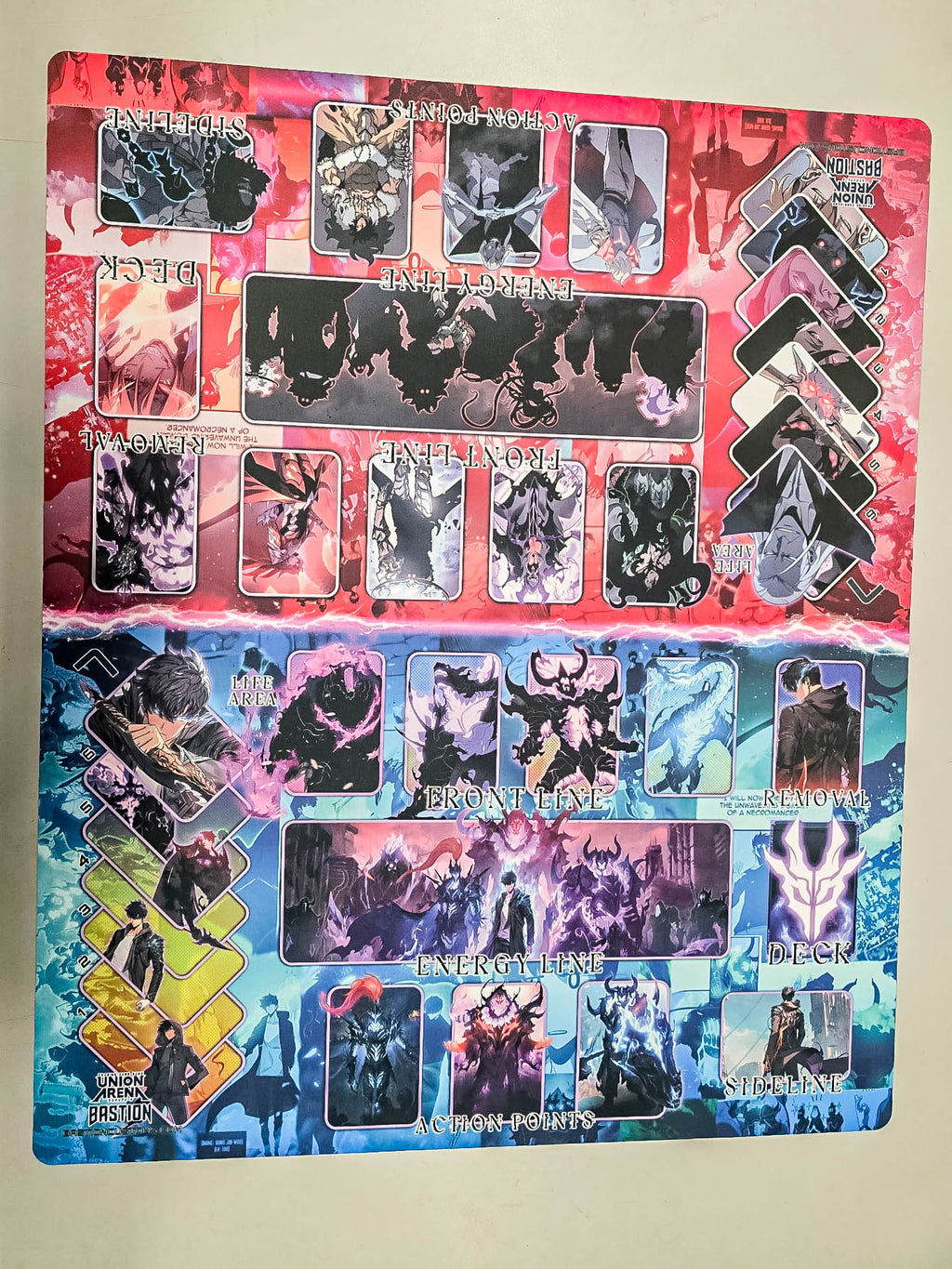 PRE-SALE - Solo Levelling - 2-Player Monarchs VS Jin-Woo - Union Arena Playmat