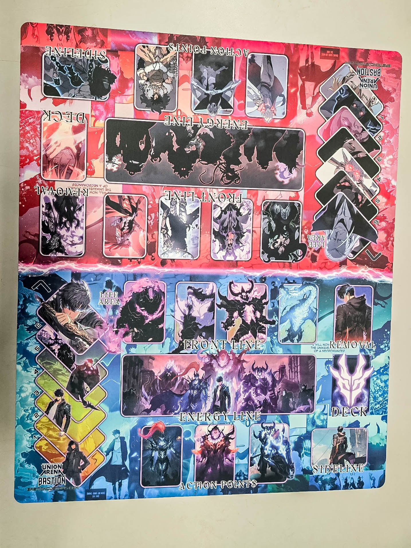 PRE-SALE - Solo Levelling - 2-Player Monarchs VS Jin-Woo - Union Arena Playmat