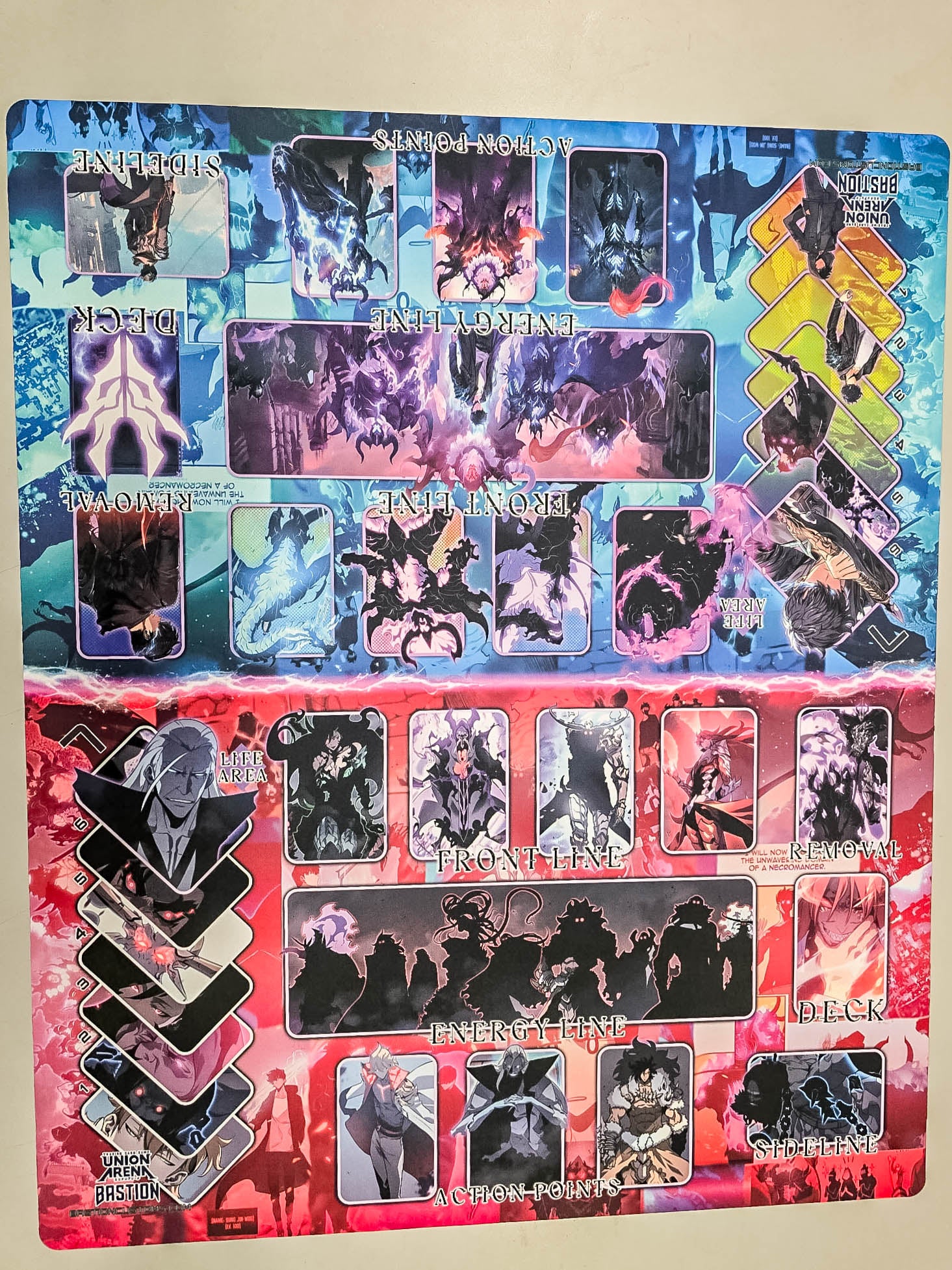 PRE-SALE - Solo Levelling - 2-Player Monarchs VS Jin-Woo - Union Arena Playmat