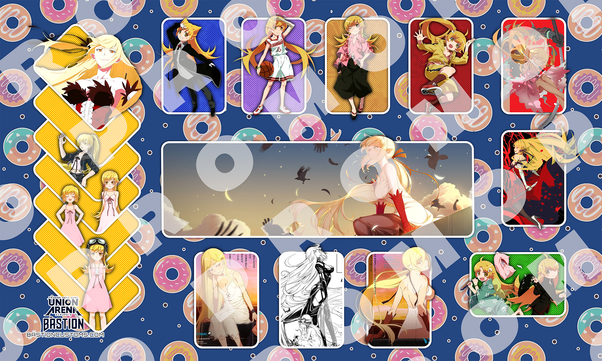 Monogatari - Oshino Shinobu Union Arena Playmat