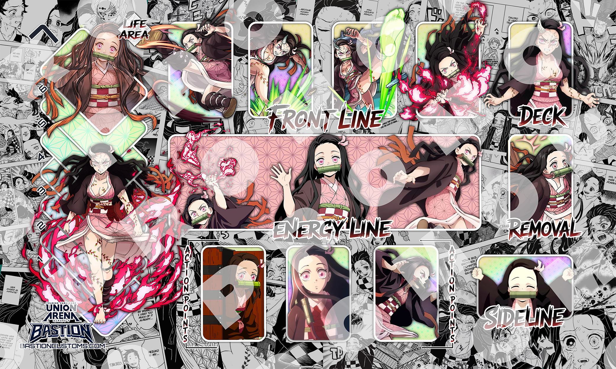 PRE-SALE - Demon Slayer - Nezuko - Union Arena Playmat