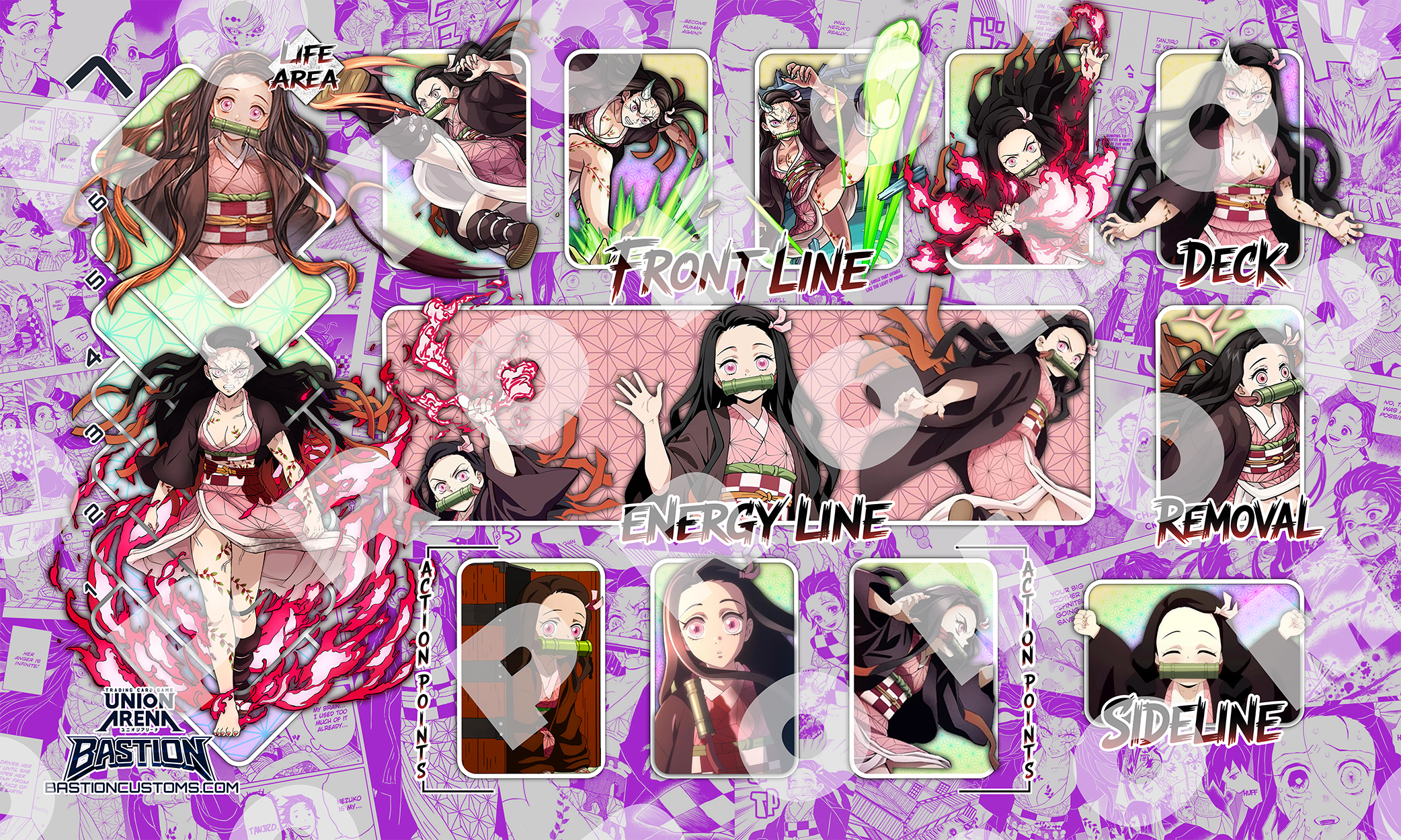 PRE-SALE - Demon Slayer - Nezuko - Union Arena Playmat