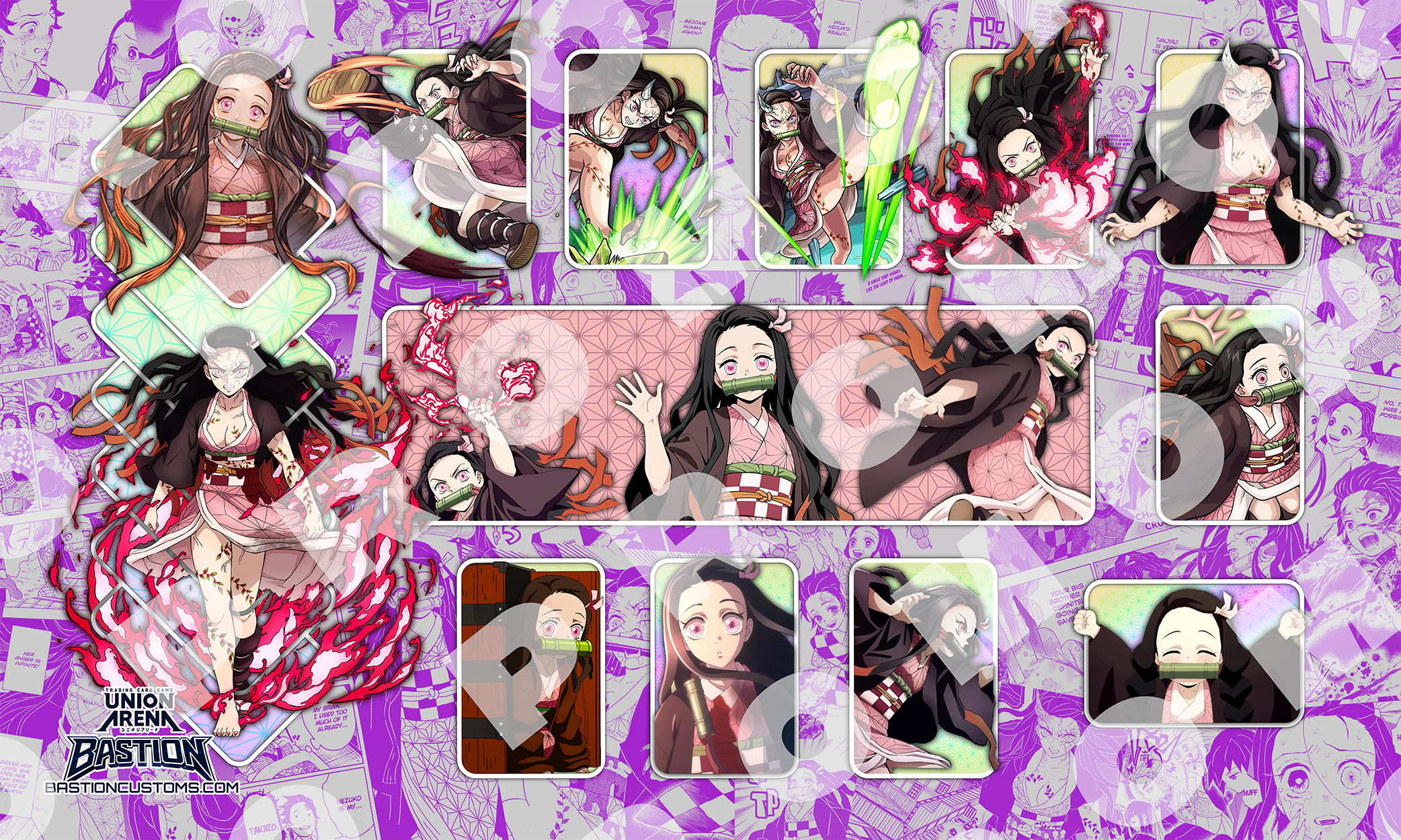 PRE-SALE - Demon Slayer - Nezuko - Union Arena Playmat
