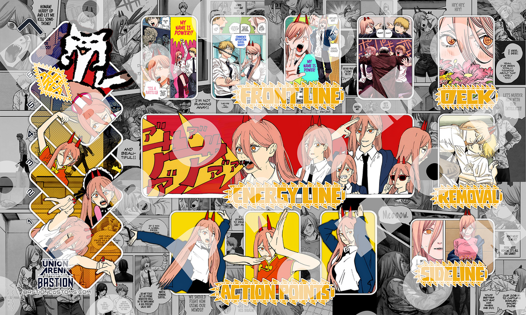 PRE-SALE - Chainsaw Man - POWER - Union Arena Playmat