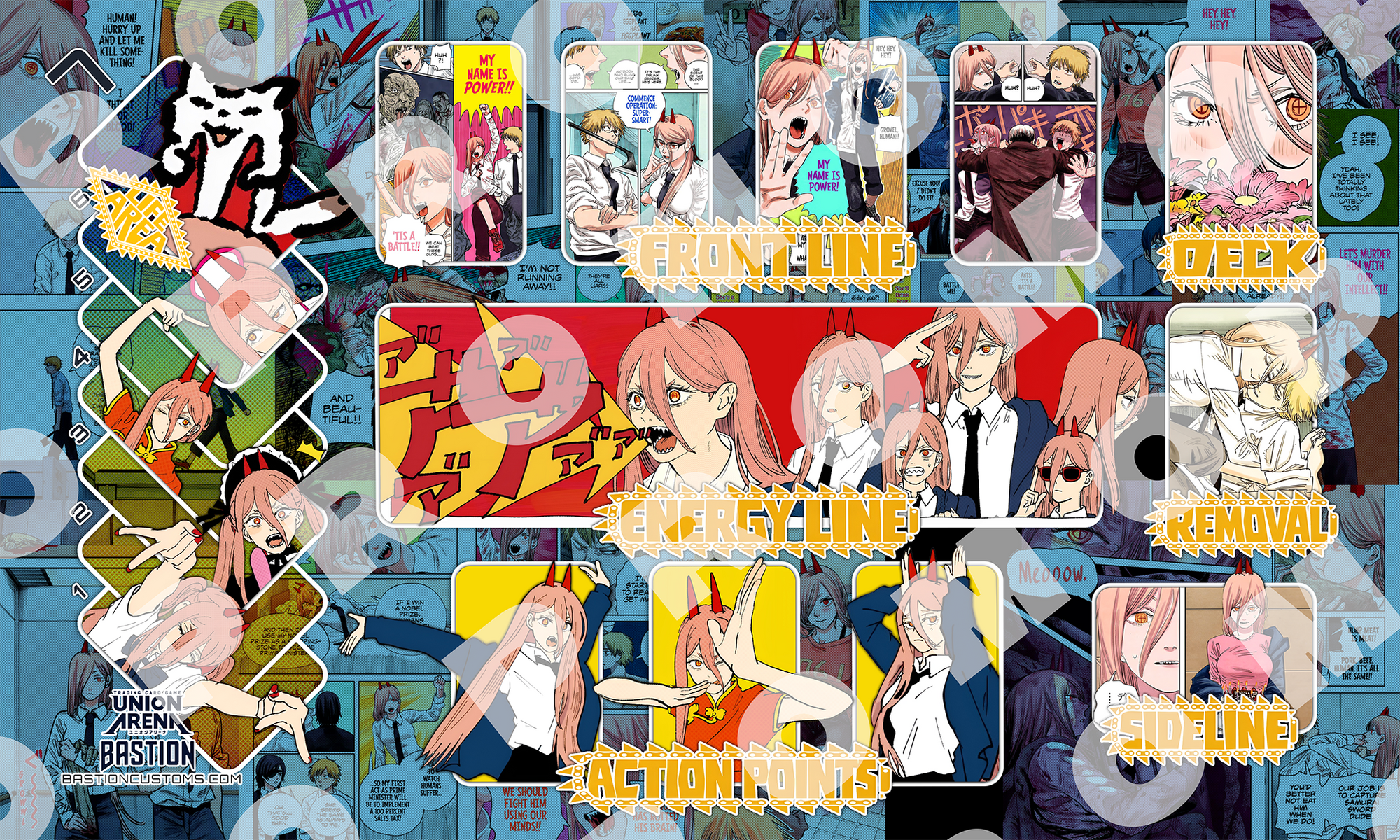 PRE-SALE - Chainsaw Man - POWER - Union Arena Playmat