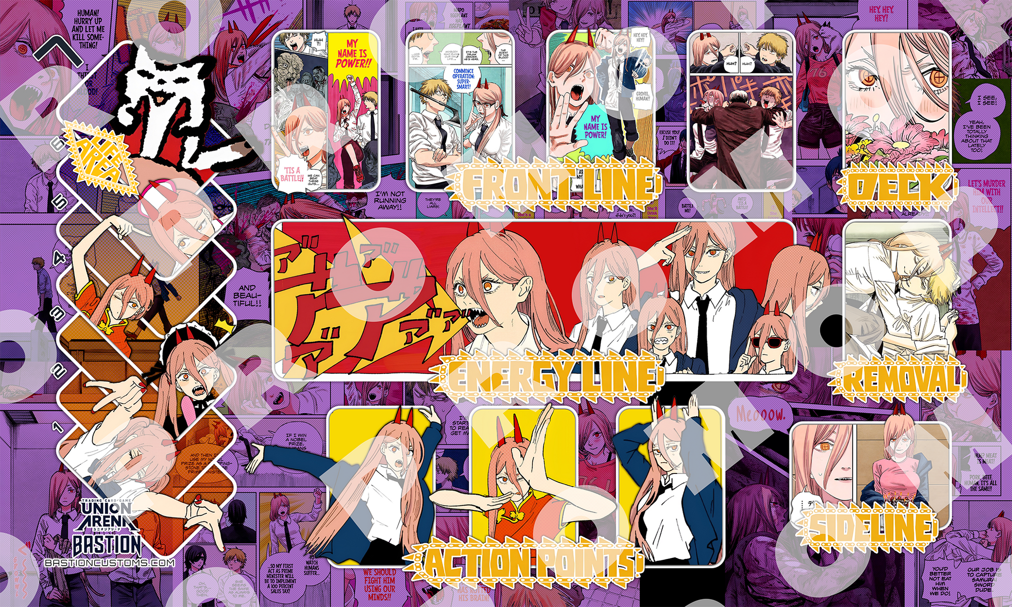 PRE-SALE - Chainsaw Man - POWER - Union Arena Playmat