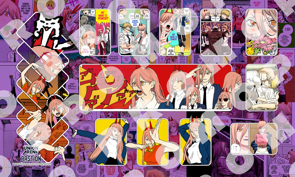 PRE-SALE - Chainsaw Man - POWER - Union Arena Playmat