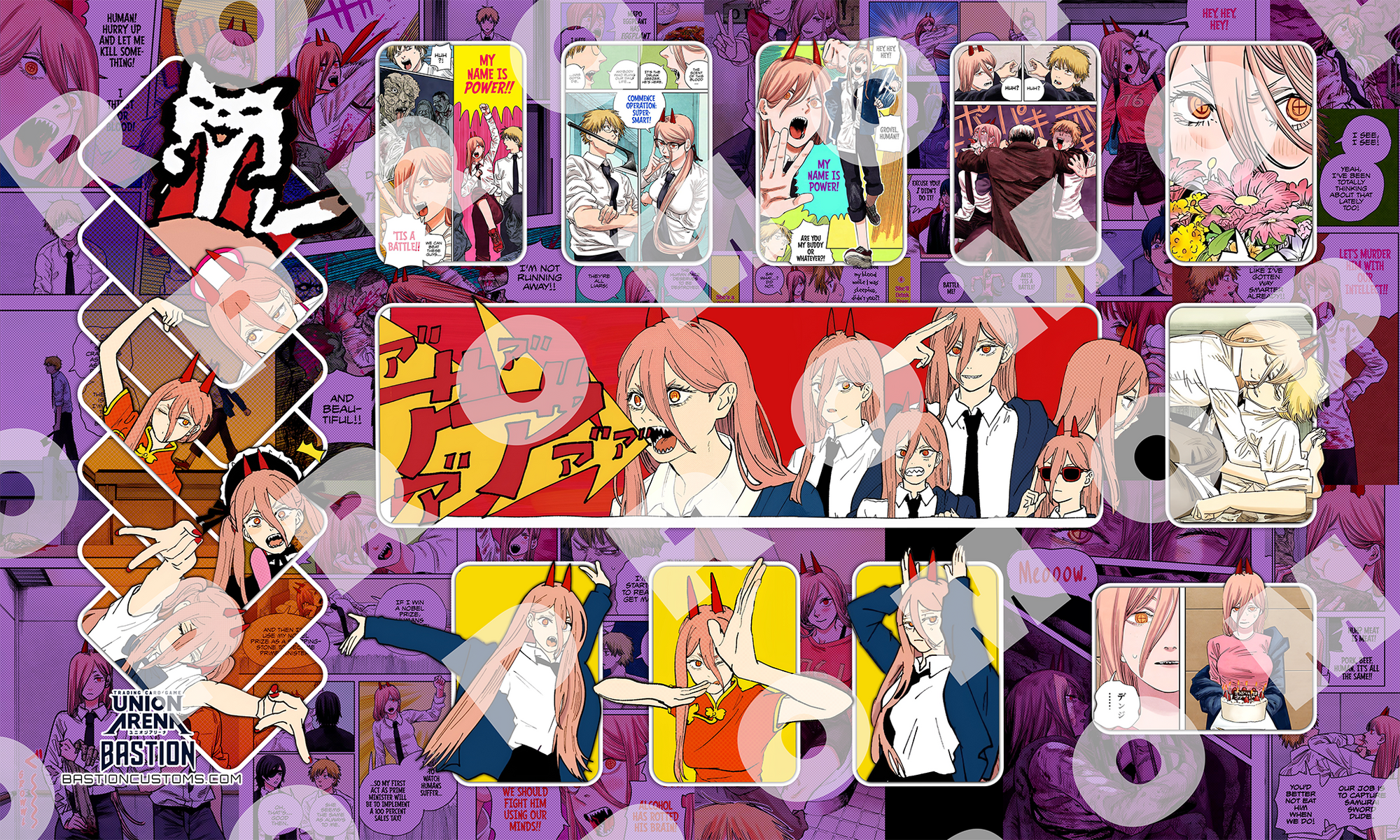 PRE-SALE - Chainsaw Man - POWER - Union Arena Playmat