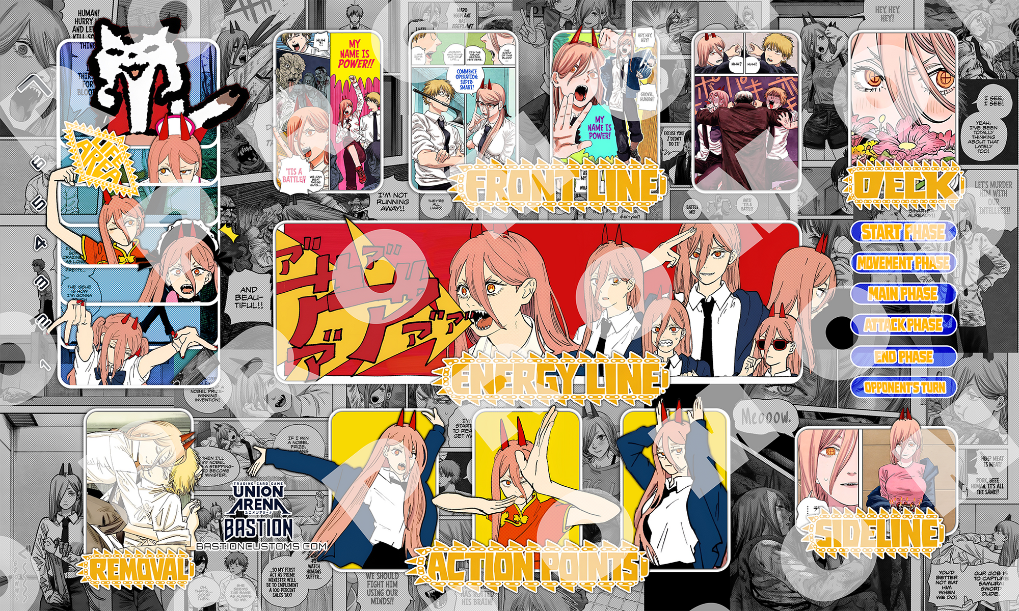 PRE-SALE - Chainsaw Man - POWER - Union Arena Playmat