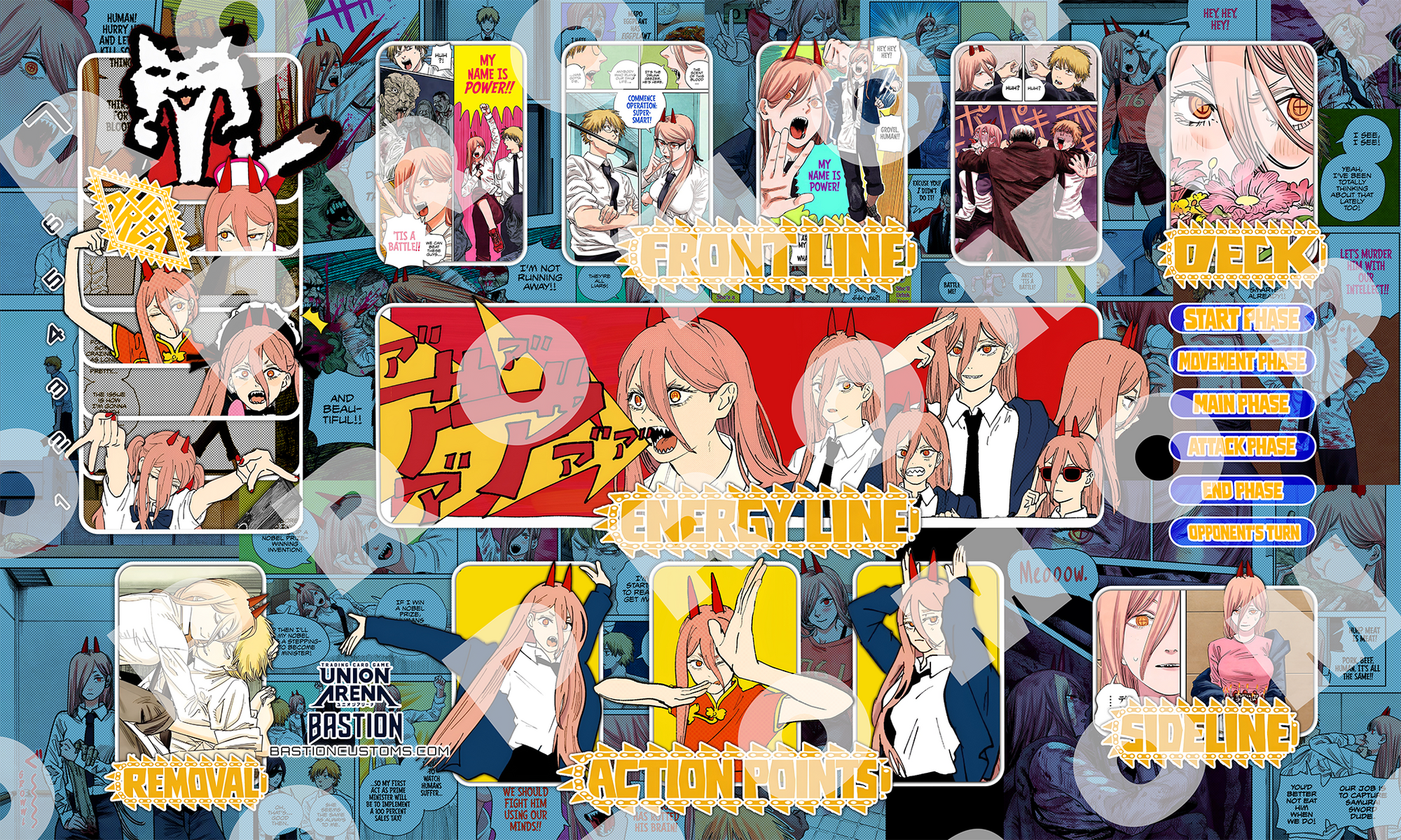 PRE-SALE - Chainsaw Man - POWER - Union Arena Playmat