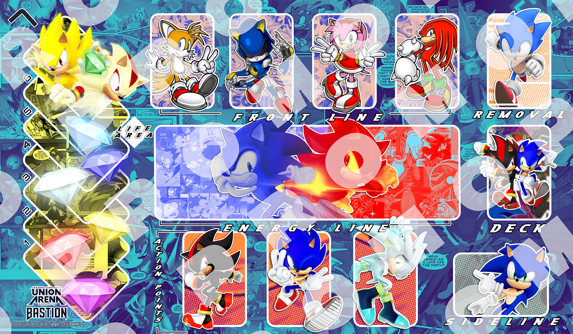 Sonic Series - Union Arena Playmat