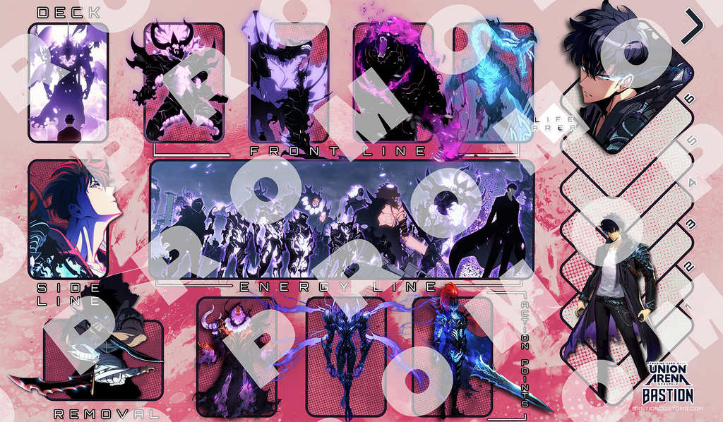 FIRST-WEEK SALE - Solo Leveling - Union Arena Playmat