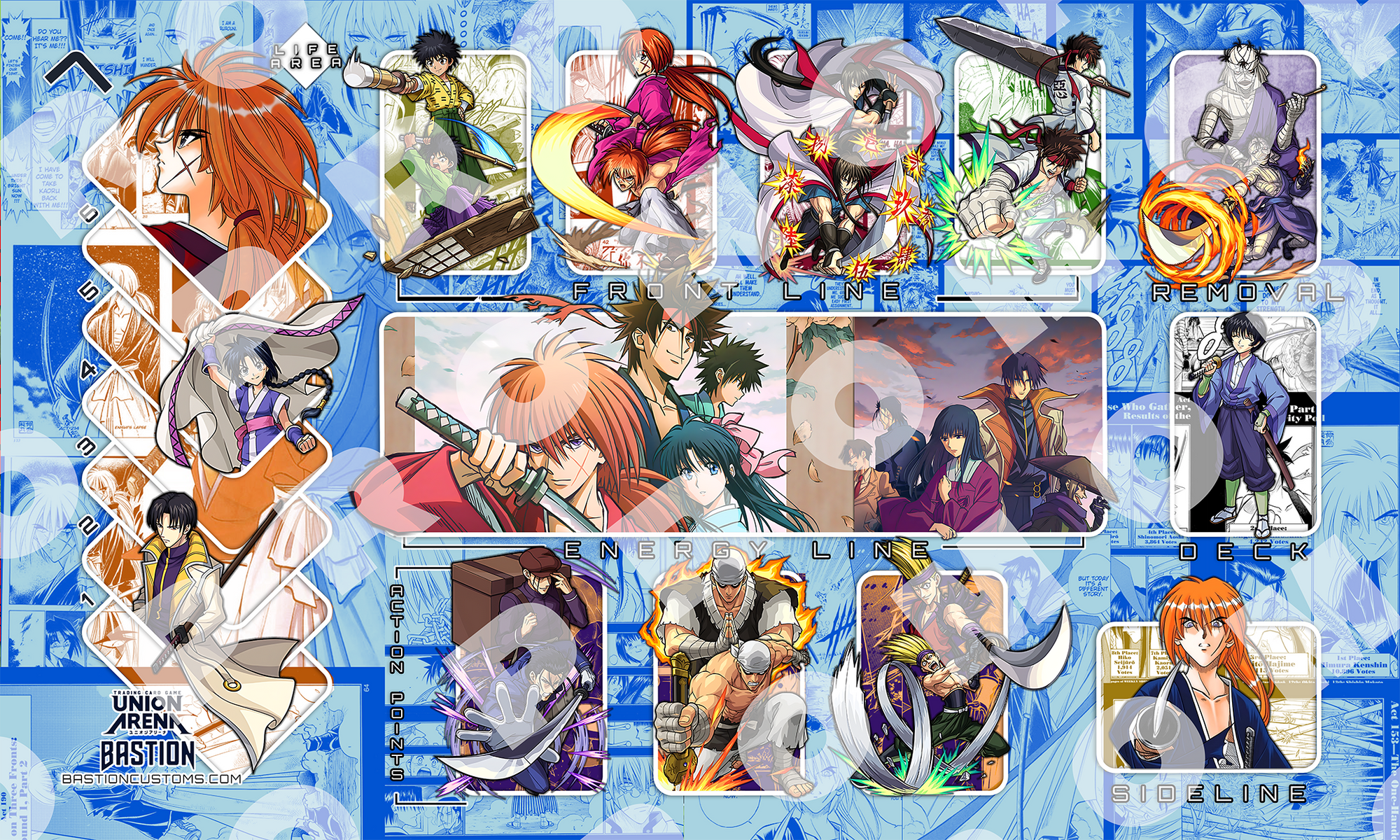 PRE-SALE - Rurouni Kenshin - Union Arena Playmat