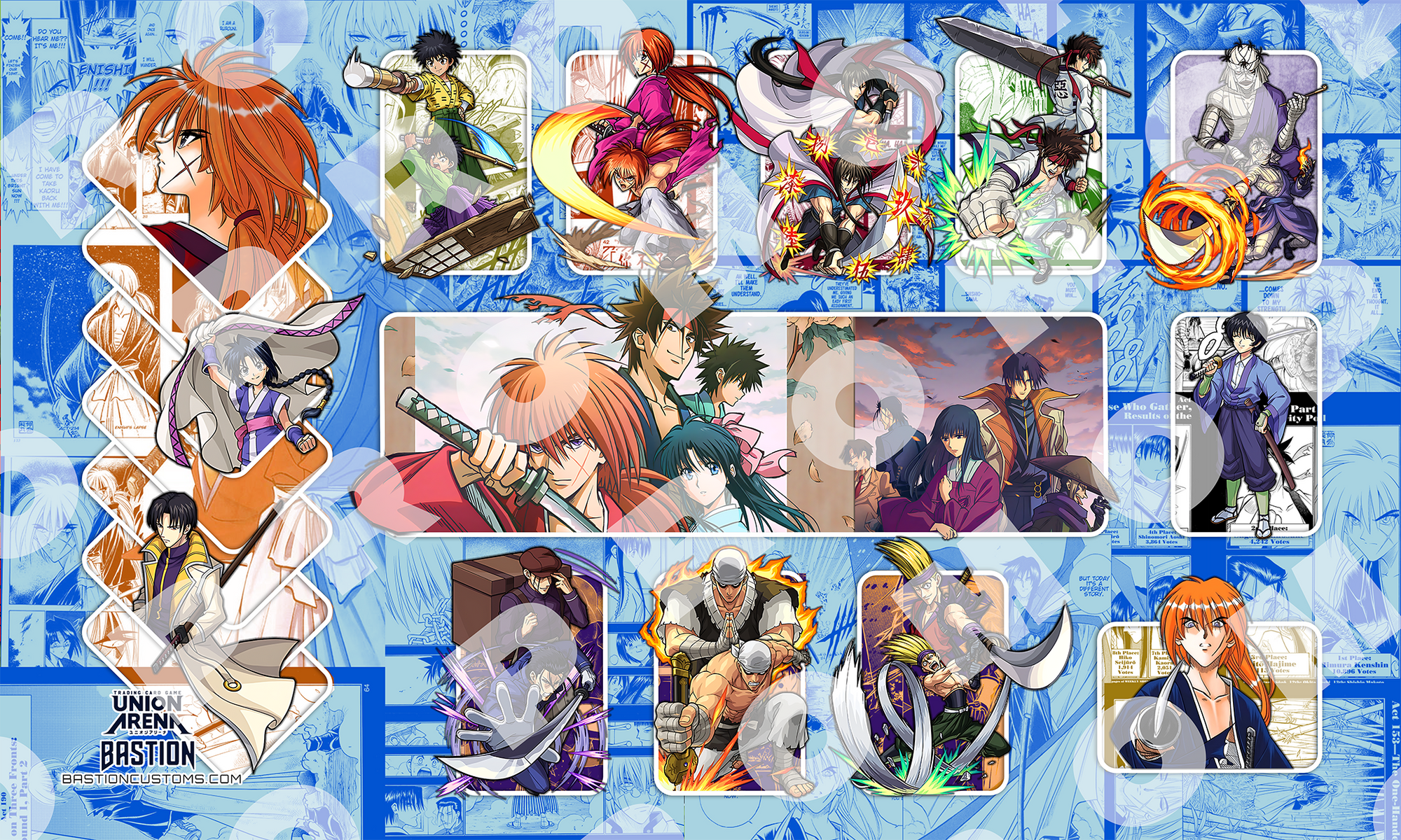 PRE-SALE - Rurouni Kenshin - Union Arena Playmat