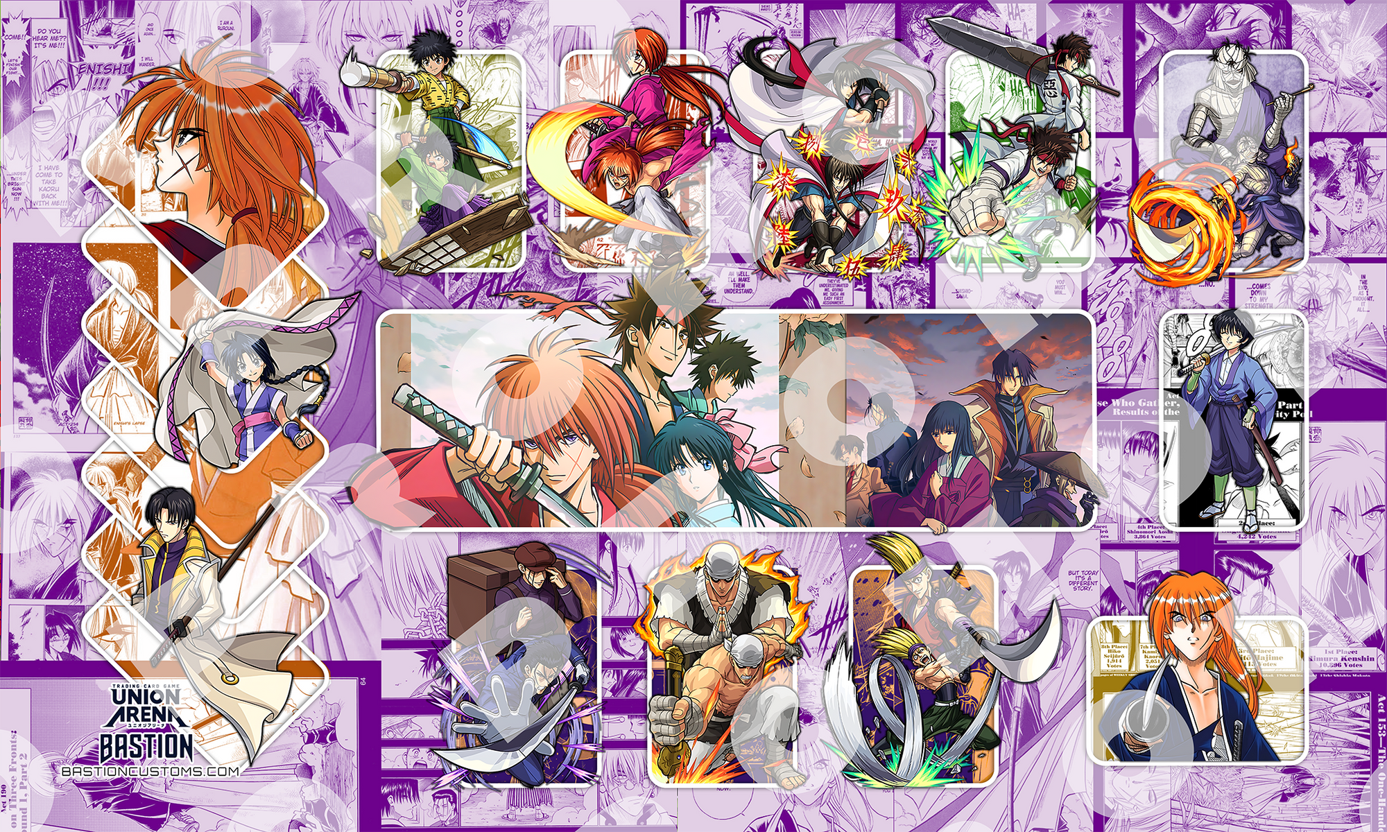 PRE-SALE - Rurouni Kenshin - Union Arena Playmat