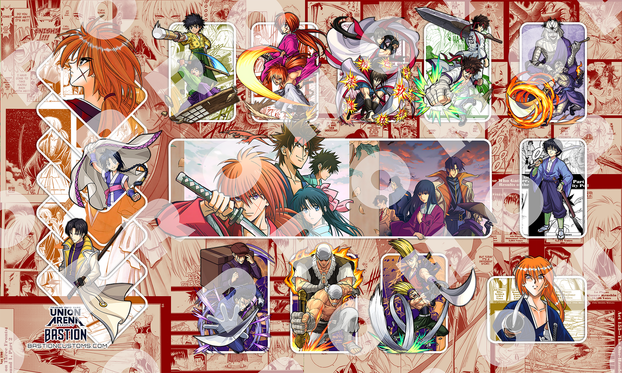 PRE-SALE - Rurouni Kenshin - Union Arena Playmat
