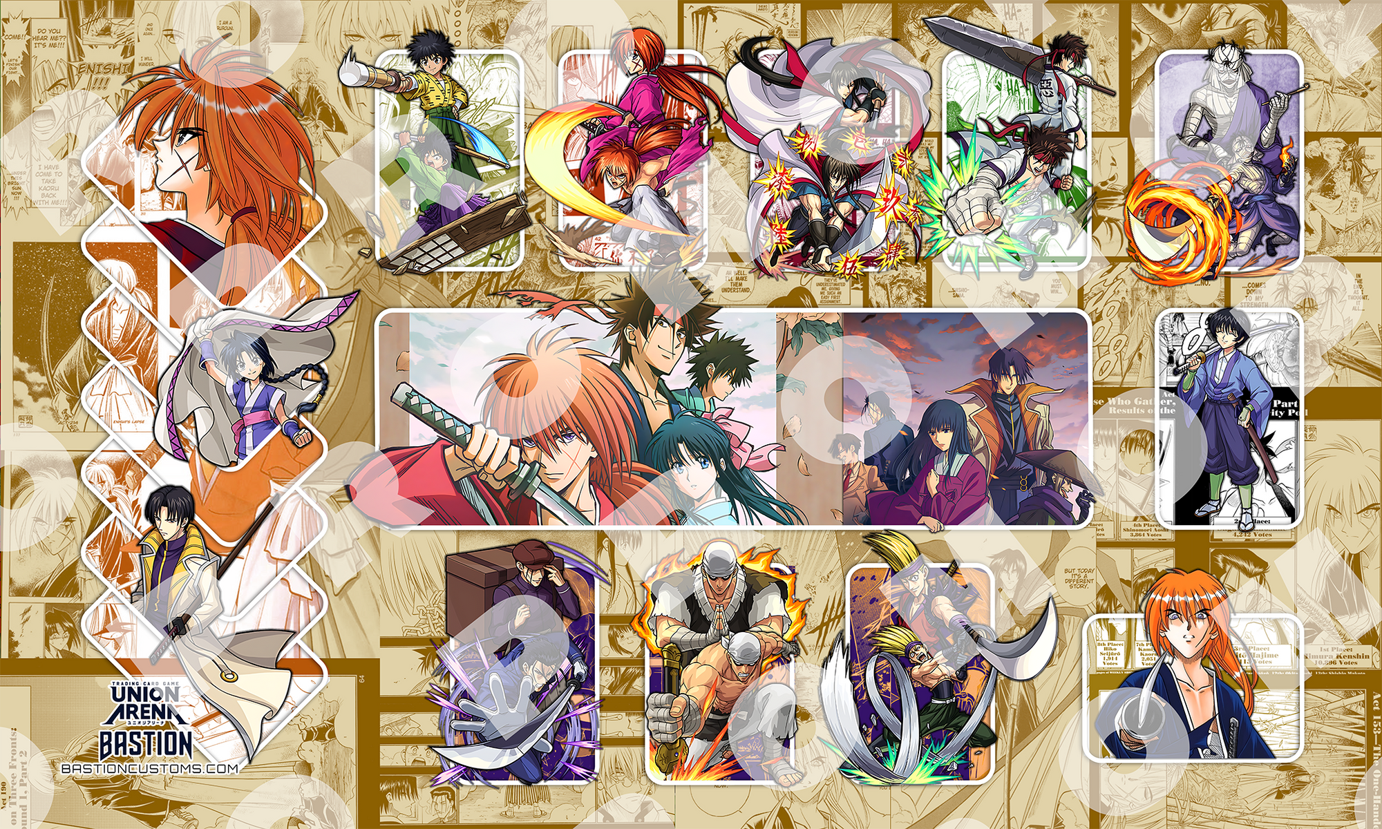 PRE-SALE - Rurouni Kenshin - Union Arena Playmat