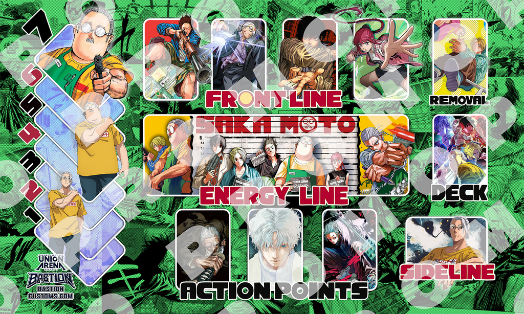 FIRST-WEEK SALE - SAKAMOTO DAYS - UNION ARENA PLAYMAT