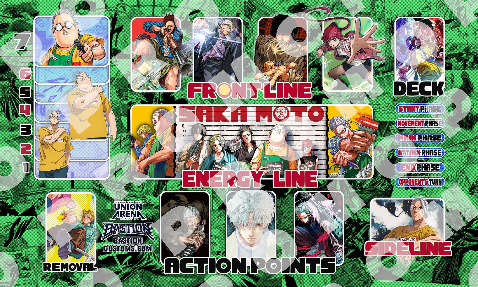 FIRST-WEEK SALE - SAKAMOTO DAYS - UNION ARENA PLAYMAT