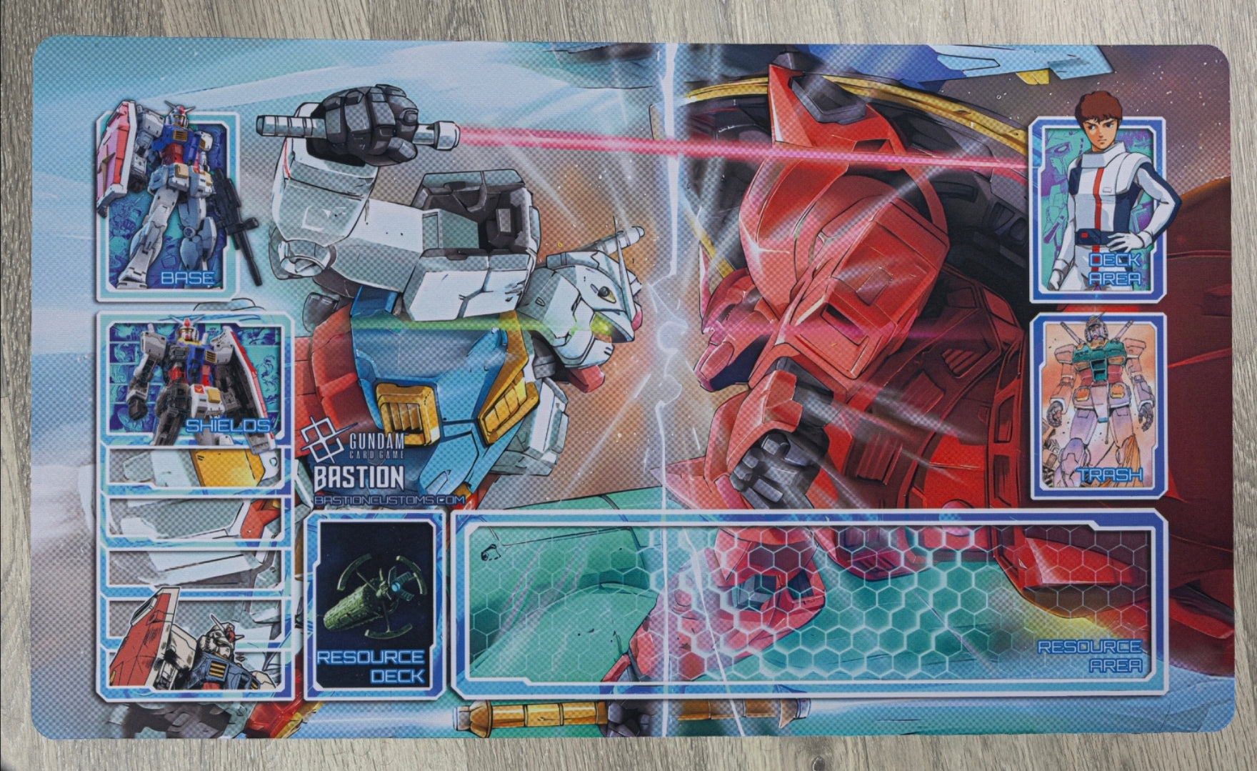 FIRST-WEEK SALE - Amuro Ray Playmat - Gundam TCG