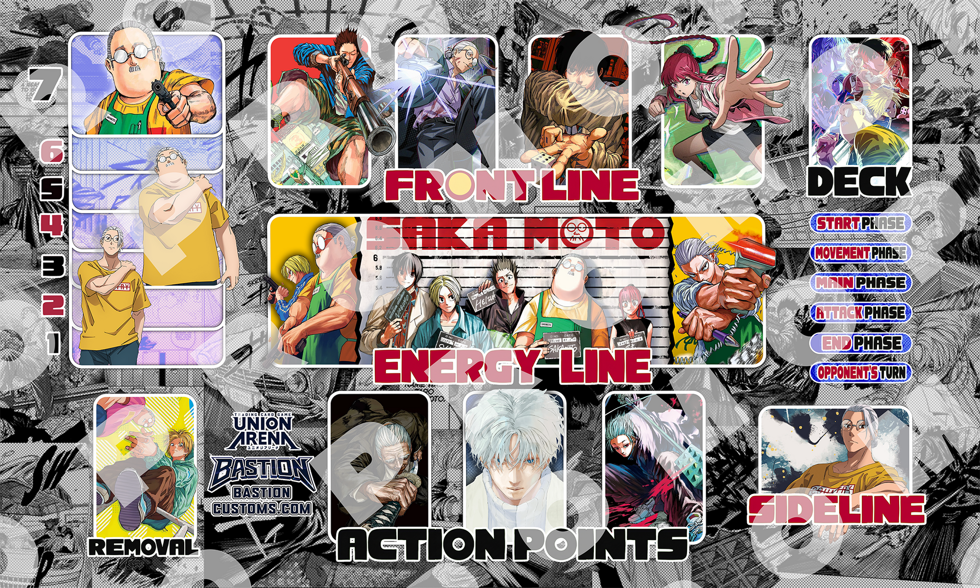 FIRST-WEEK SALE - SAKAMOTO DAYS - UNION ARENA PLAYMAT