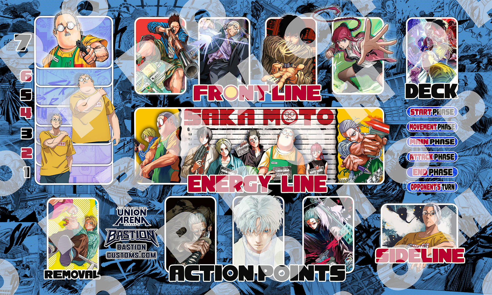 FIRST-WEEK SALE - SAKAMOTO DAYS - UNION ARENA PLAYMAT