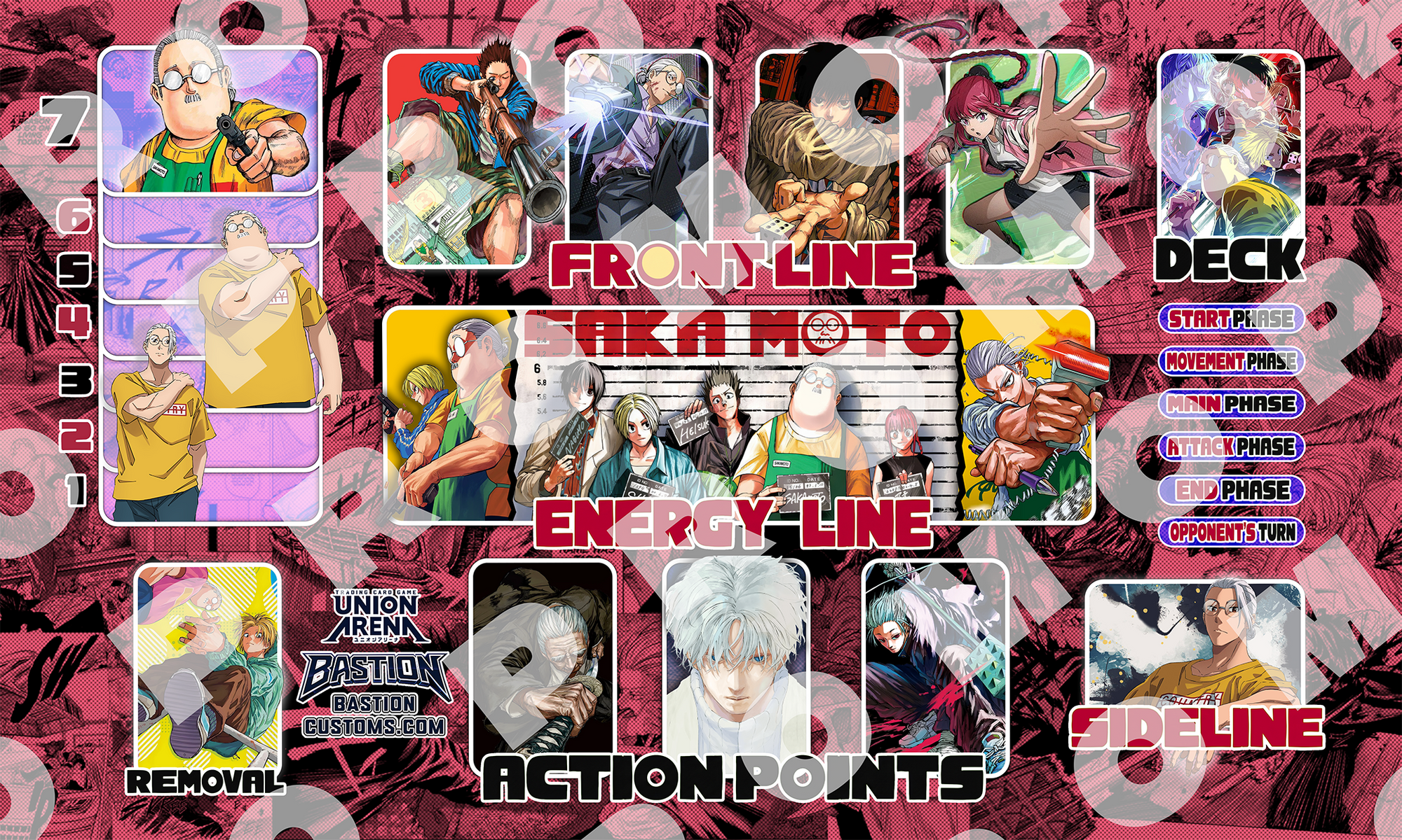 FIRST-WEEK SALE - SAKAMOTO DAYS - UNION ARENA PLAYMAT