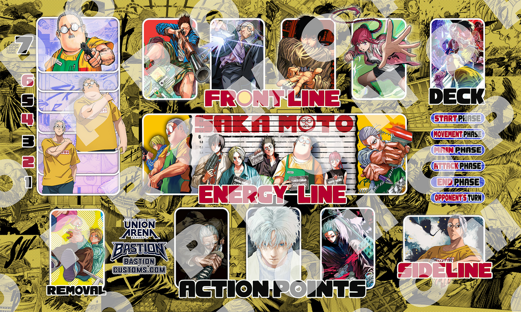 FIRST-WEEK SALE - SAKAMOTO DAYS - UNION ARENA PLAYMAT