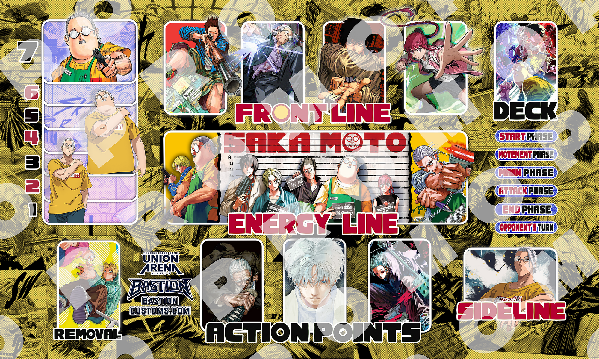 FIRST-WEEK SALE - SAKAMOTO DAYS - UNION ARENA PLAYMAT