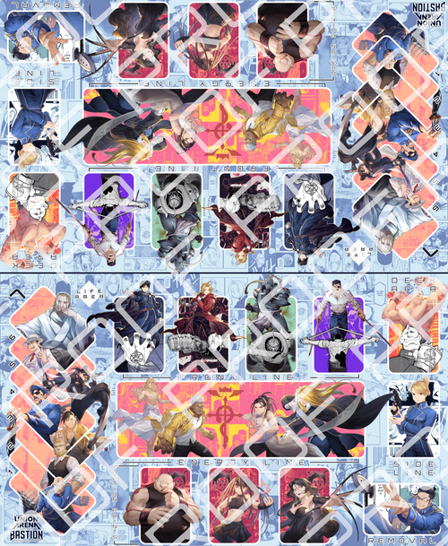 FIRST-WEEK SALE - Fullmetal Alchemist - 2-Player Playmat