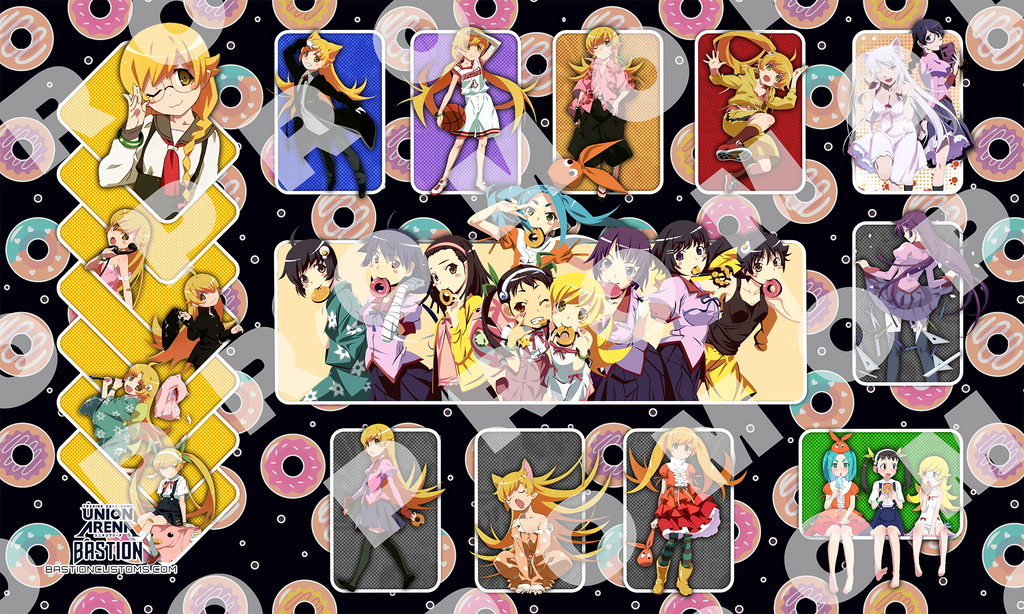 Monogatari - Oshino Shinobu Union Arena Playmat
