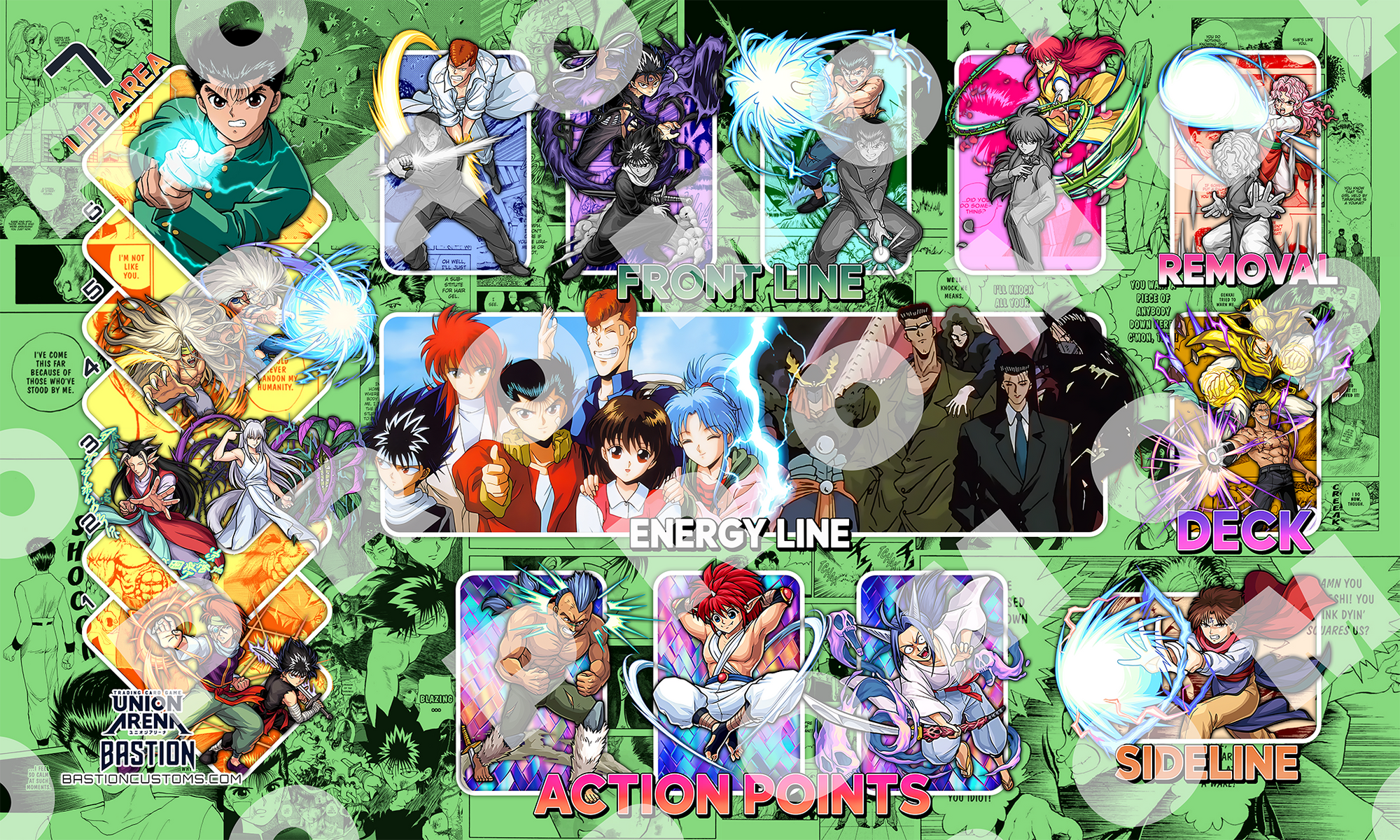 Yu Yu Hakusho - Union Arena Playmat