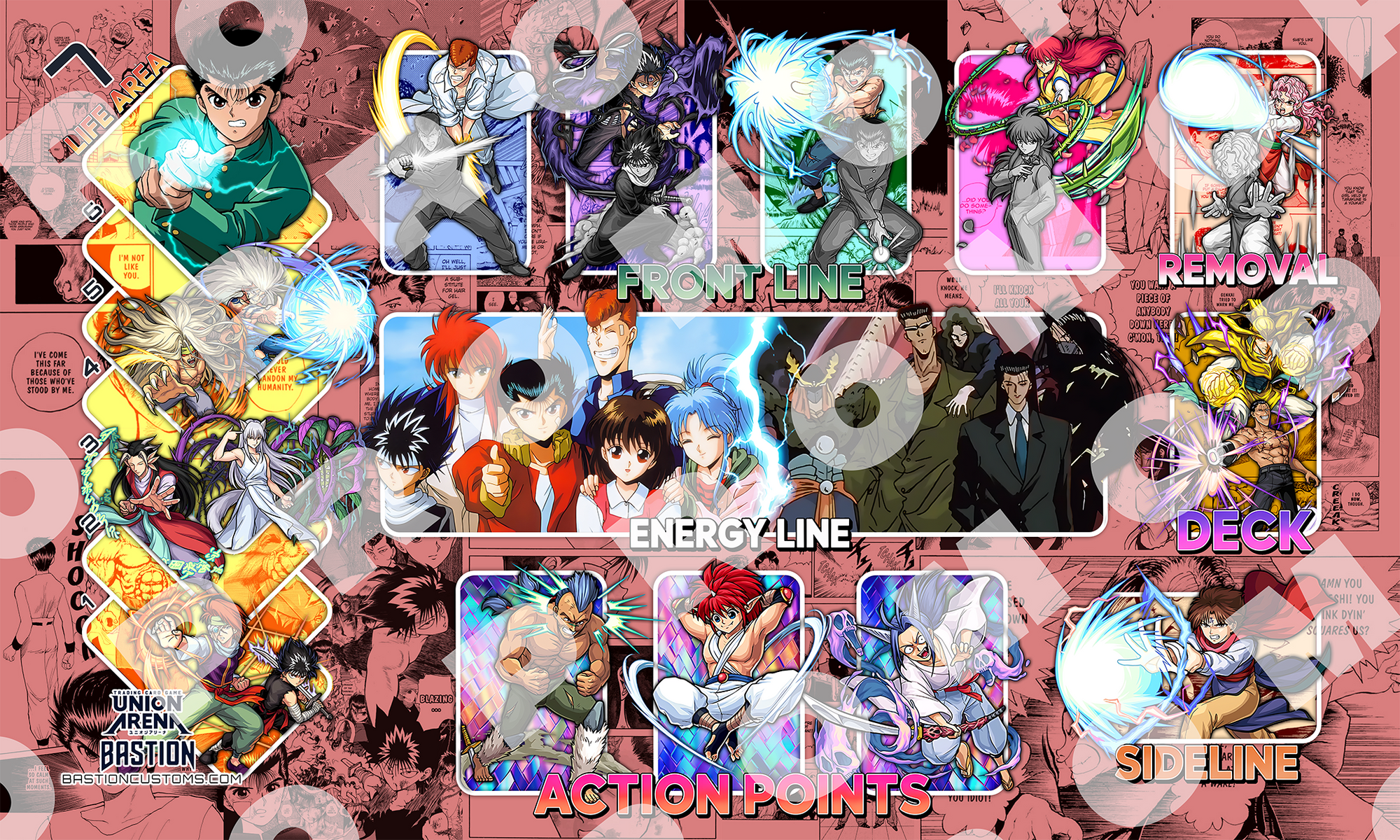 Yu Yu Hakusho - Union Arena Playmat