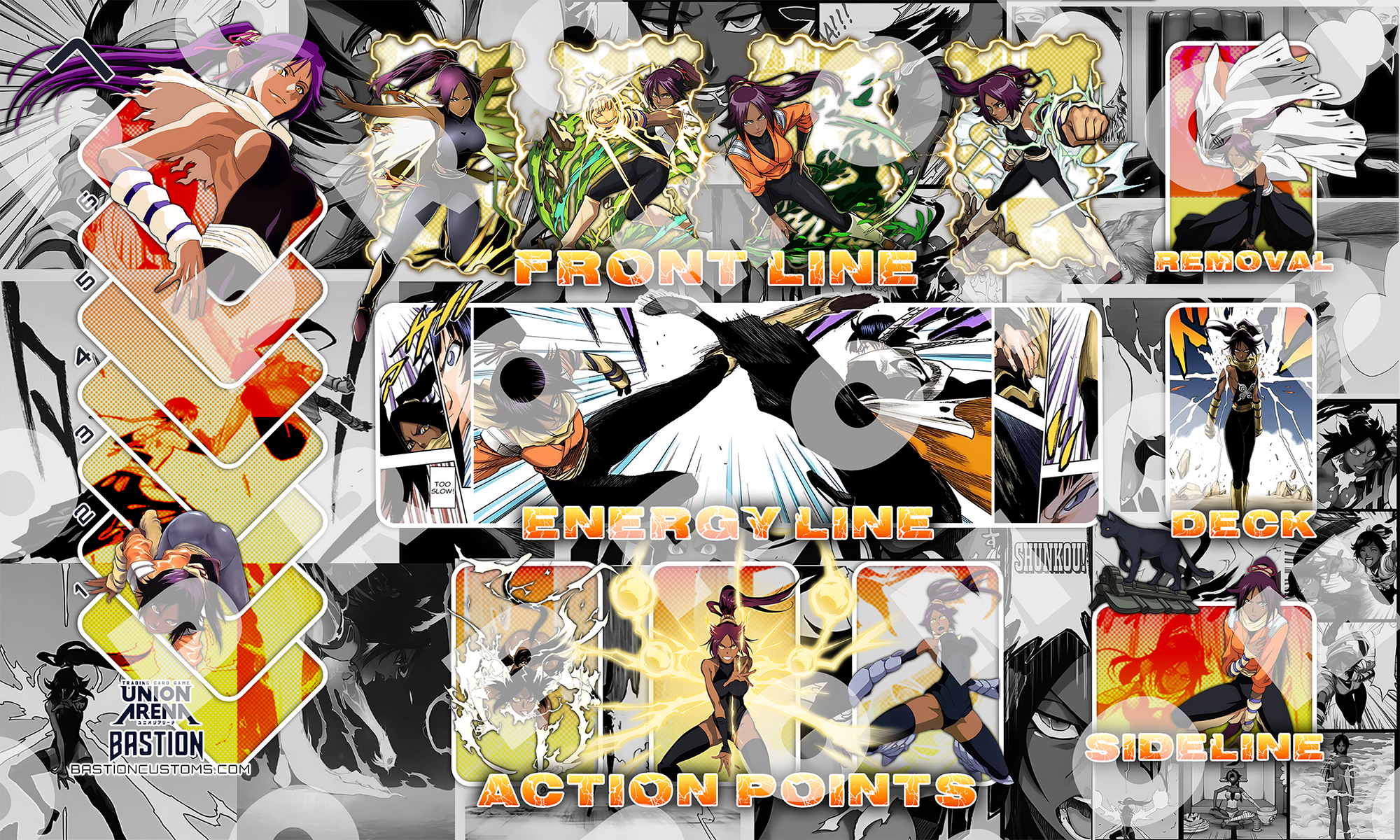 PRE-SALE - Bleach Yoruichi - Union Arena Playmat