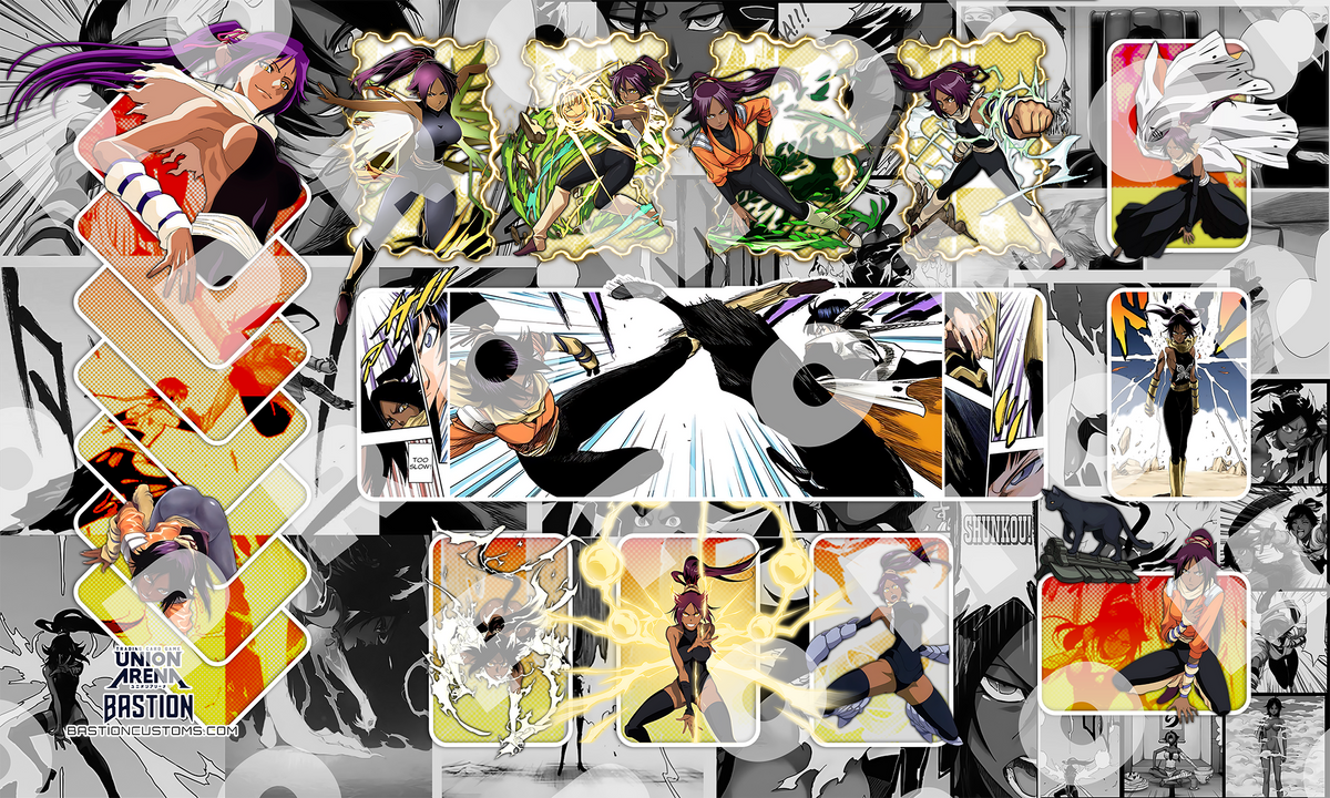 Bleach Yoruichi - Union Arena Playmat