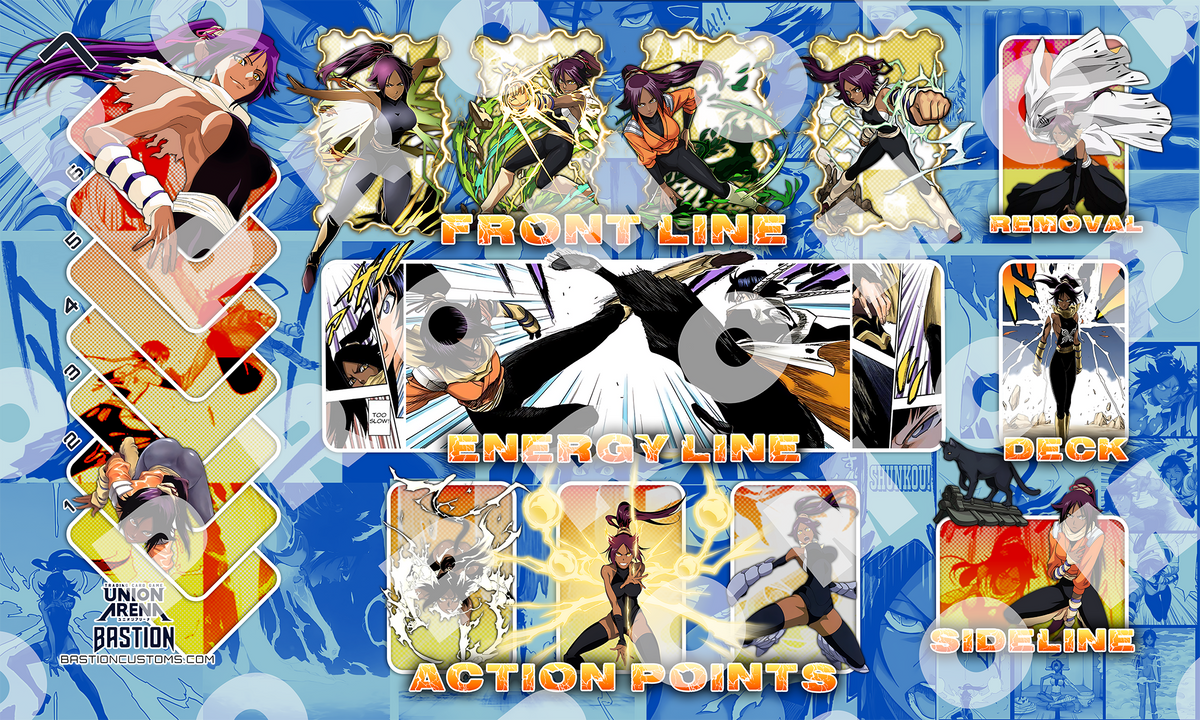 Bleach Yoruichi - Union Arena Playmat