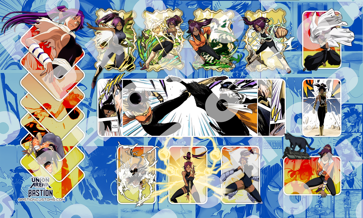 Bleach Yoruichi - Union Arena Playmat