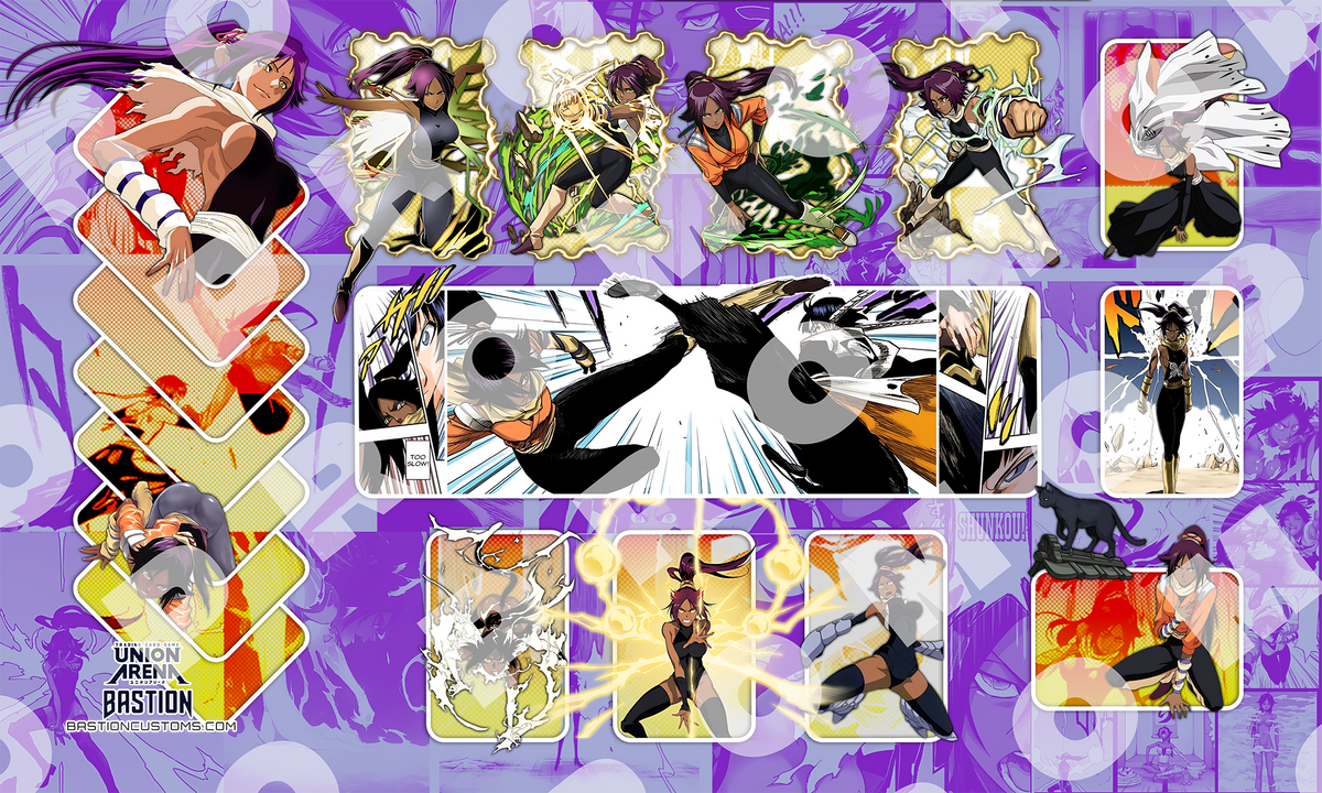 Bleach Yoruichi - Union Arena Playmat