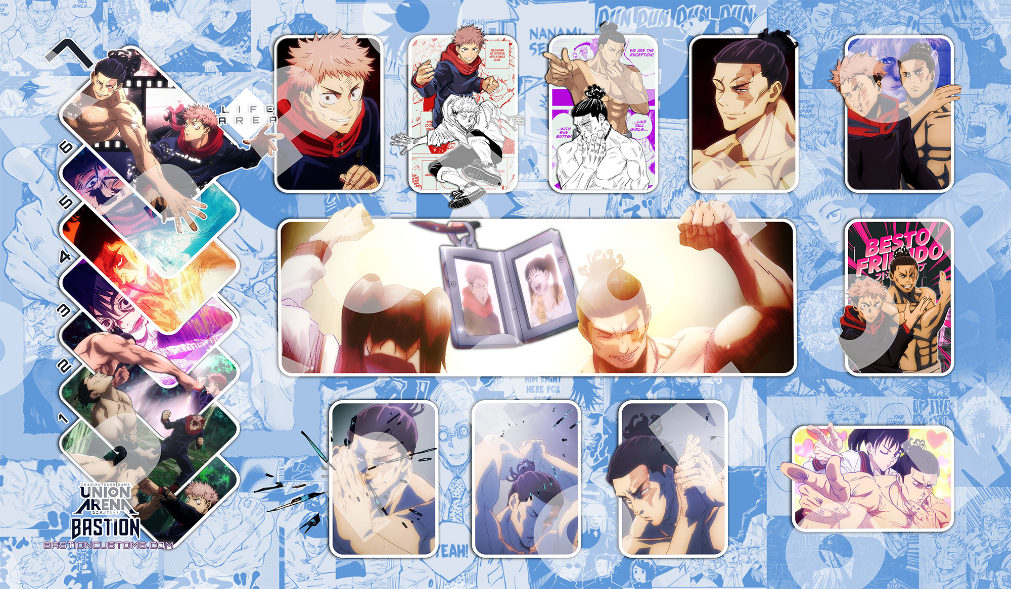 Yuji/Todo Jujutsu Kaisen - Union Arena Playmat